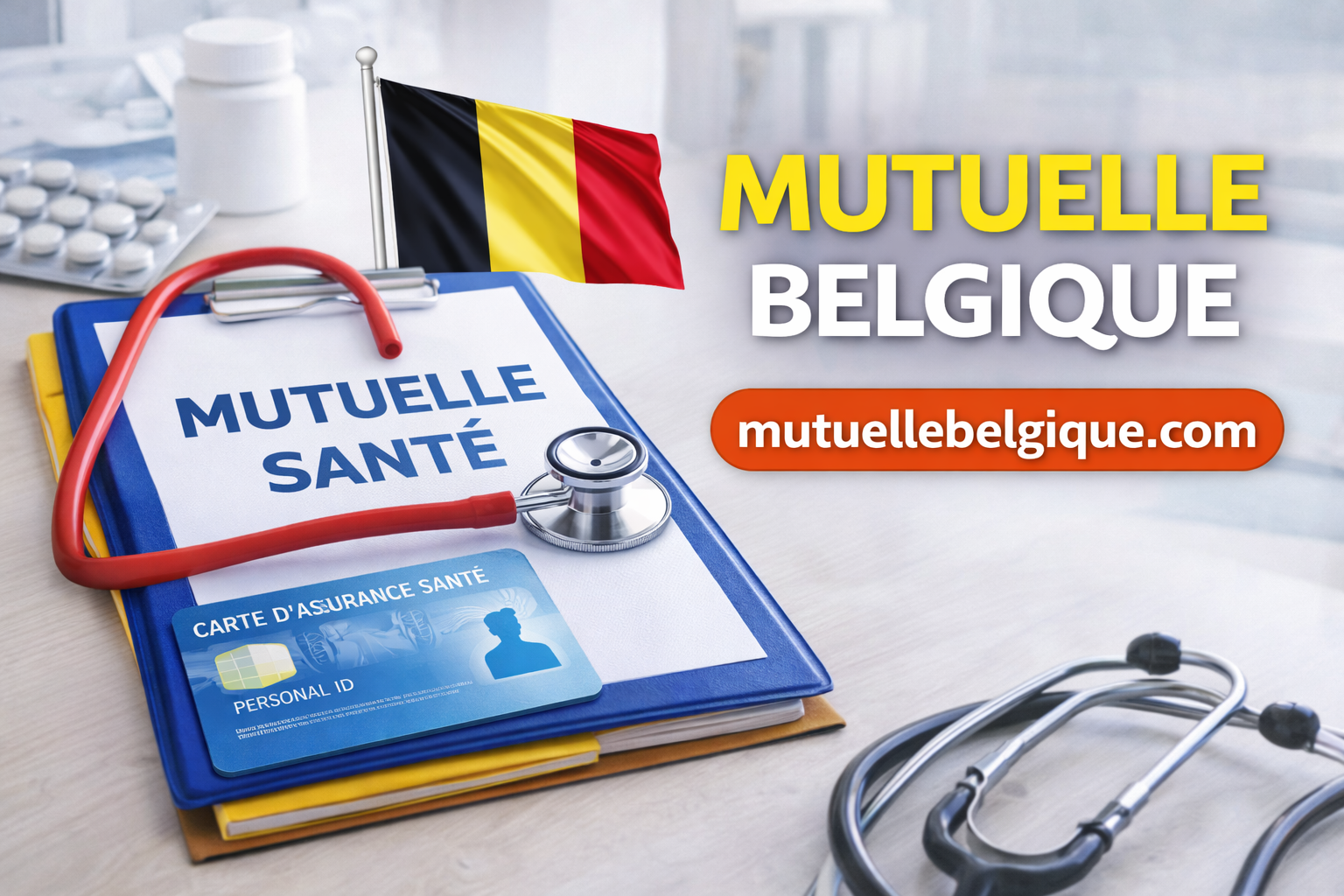 Carte d’identité électronique et carnet de santé posés sur un bureau